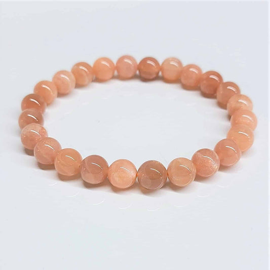 Sunstone Beaded Bracelet 8mm