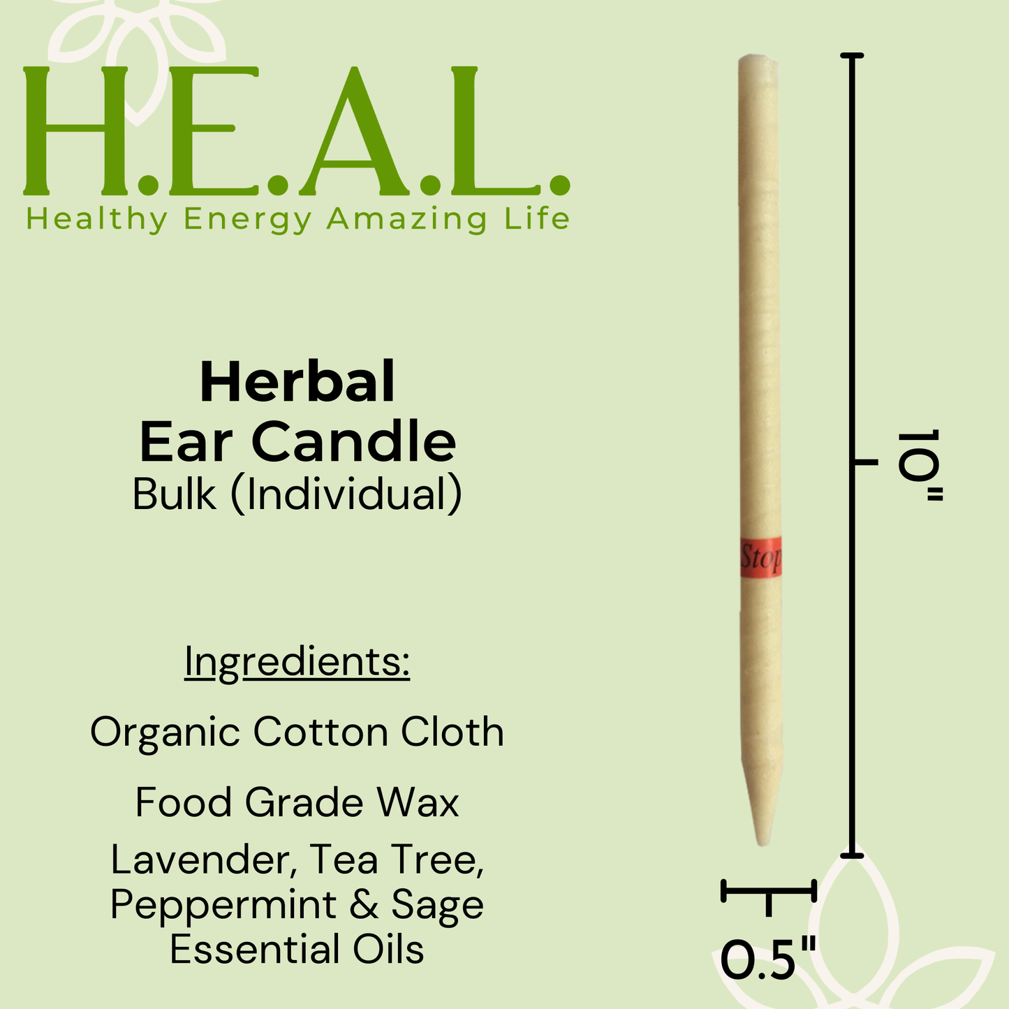 Herbal Ear Candles by Doc Harmony: 2-Pack
