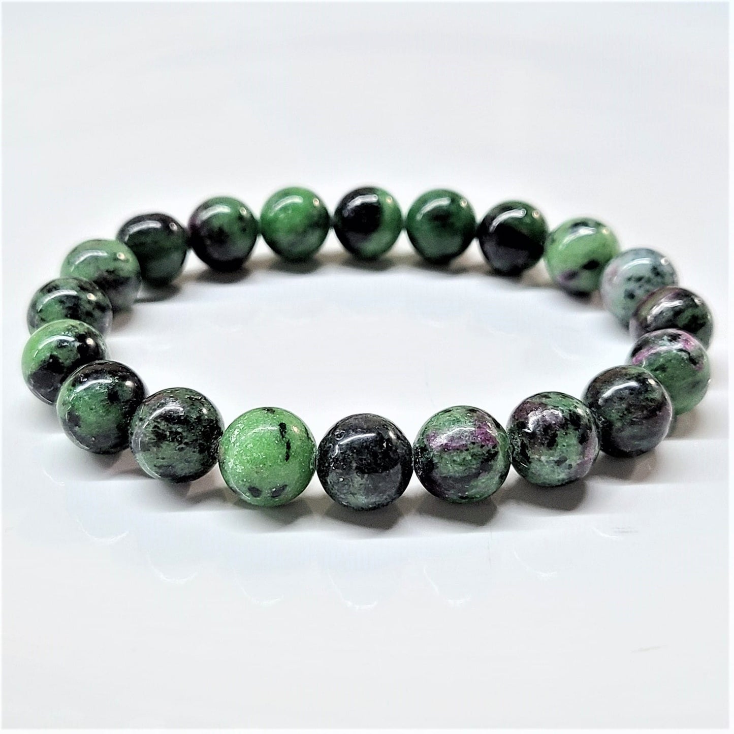 Ruby Zoisite Beaded Bracelets 10mm