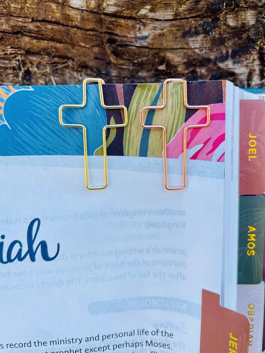 Cross Bookmark Paperclips