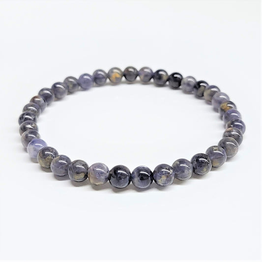 Iolite Beaded Bracelets 4mm