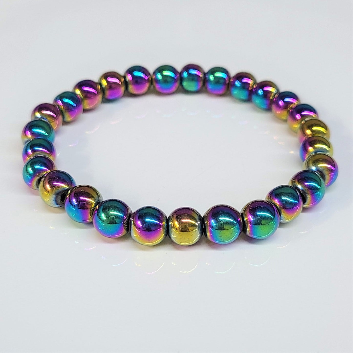 Titanium Hematite 8mm