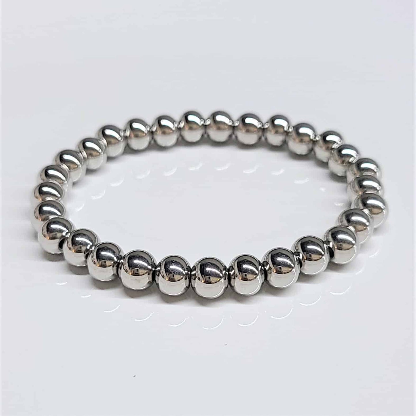 Stainless Steel Beaded Bracelets 8mm