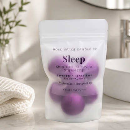 Sleep Shower Steamers – Calming Aromatherapy for Bedtime 6pk