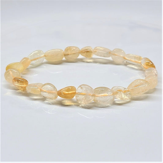 Citrine Tumbled Beaded Bracelets