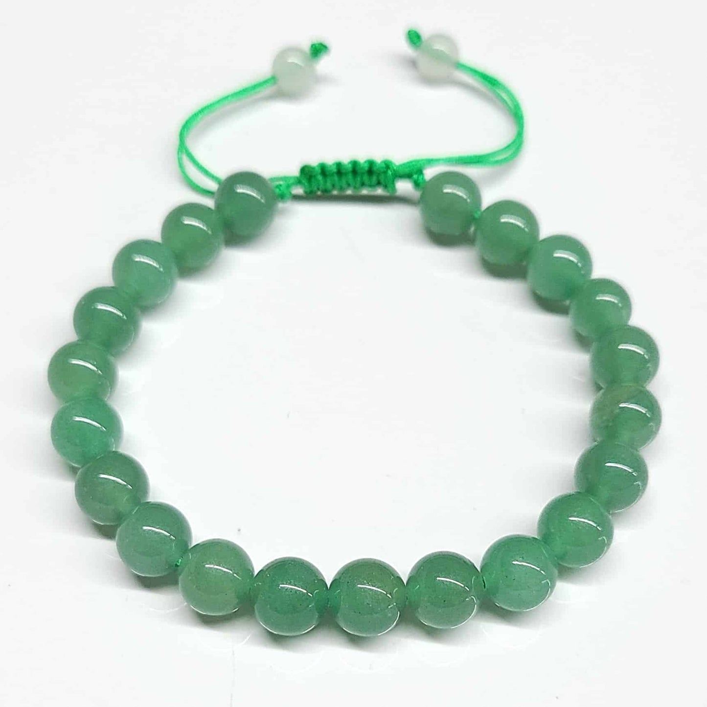 Green Aventurine Adjustable Beaded Bracelets 8mm