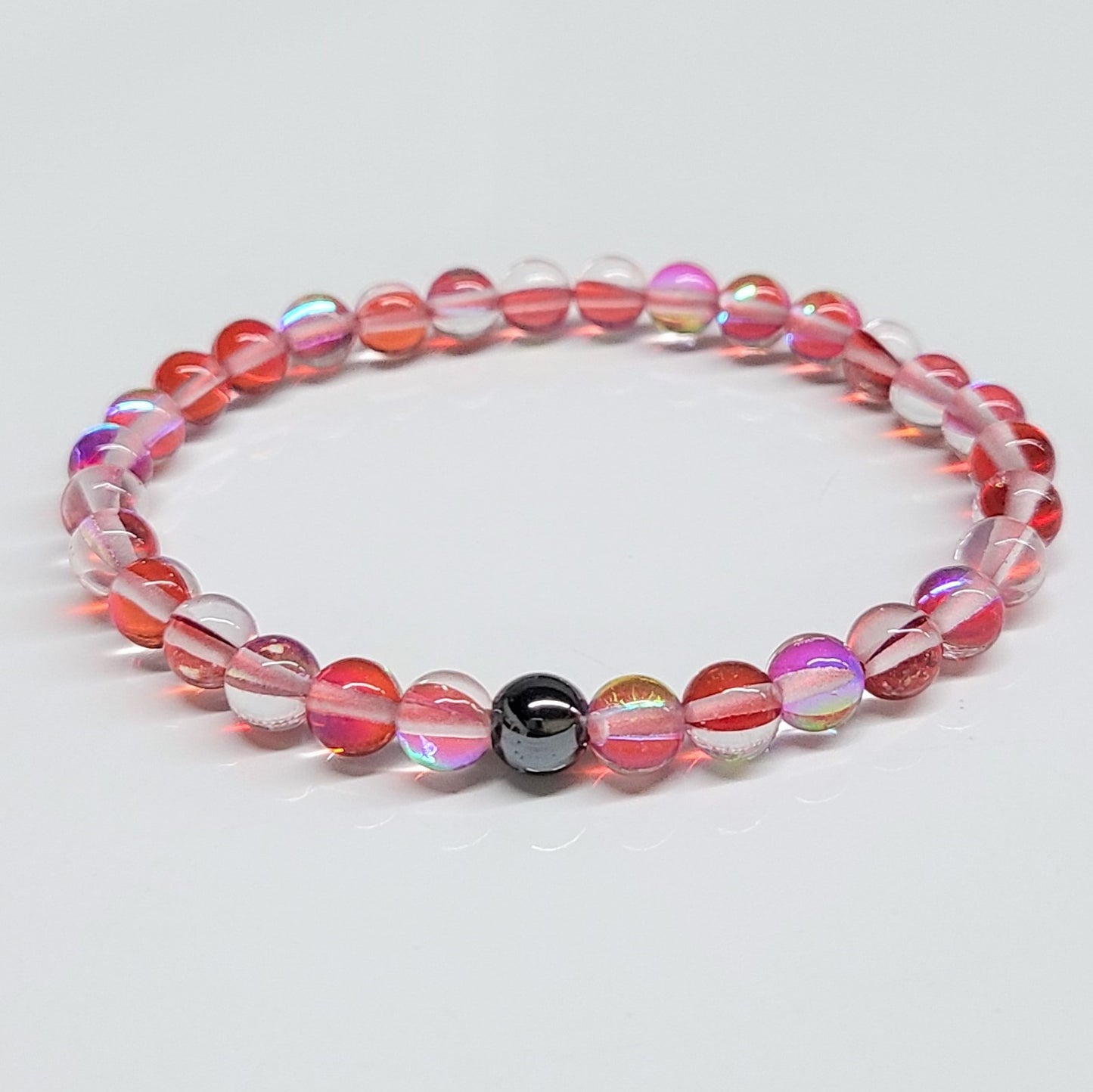 Mermaid Glass Red 6mm