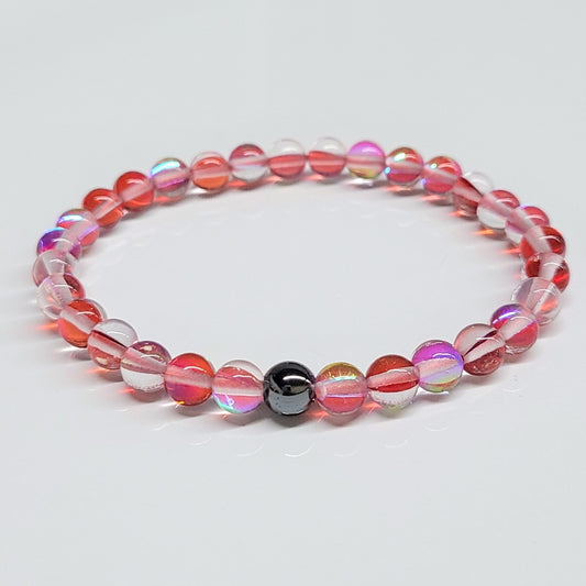 Mermaid Glass Red 6mm