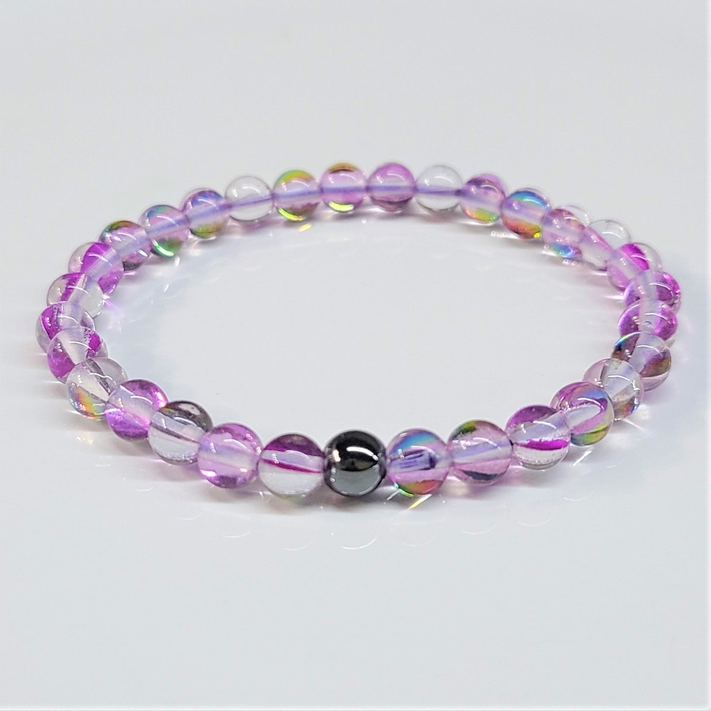 Mermaid Glass Purple 6mm