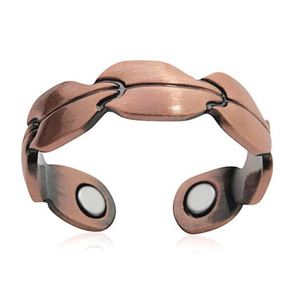 Copper adjustable ring with Magnets to help arthritis