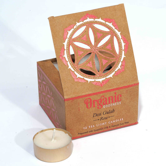 Rose Tealight Candles