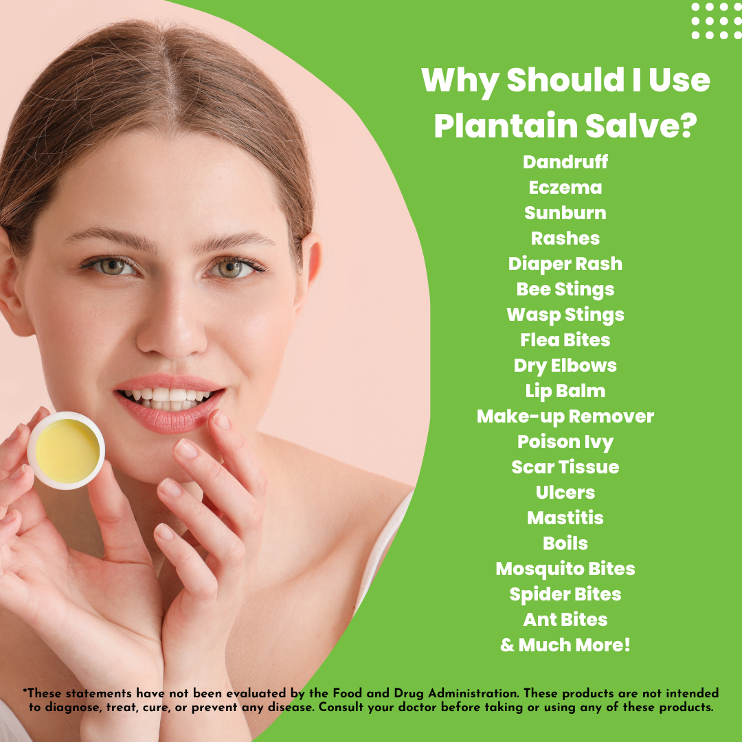 Plantain Salves: 0.25oz