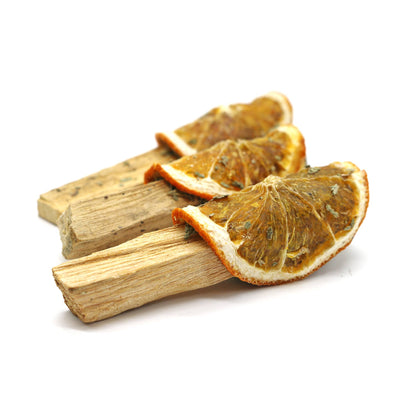Cedar + Orange Palo Santo Pops