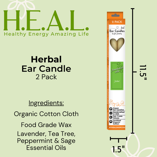 Herbal Ear Candles by Doc Harmony: 2-Pack