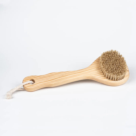 Cedar 10" Short-Handle Bath Brush