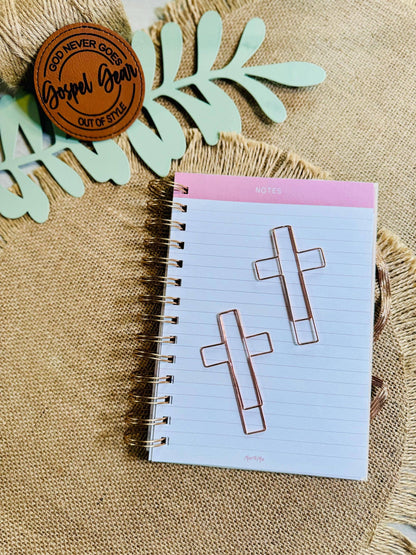 Jumbo Cross Bookmark Paperclips