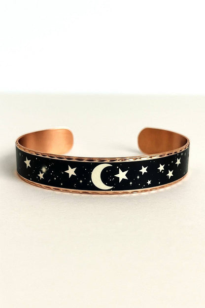 BNS MS Moon and Star Narrow Bracelet