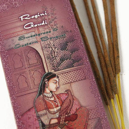 Incense Sticks Ragini Gaudi - Sweetgrass - Pure love