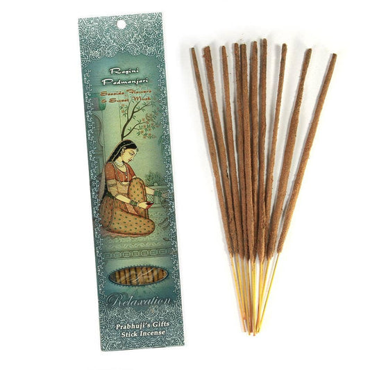 Incense Sticks Ragini Padmanjari - Seaside Flowers, Sweet Musk - Relaxation