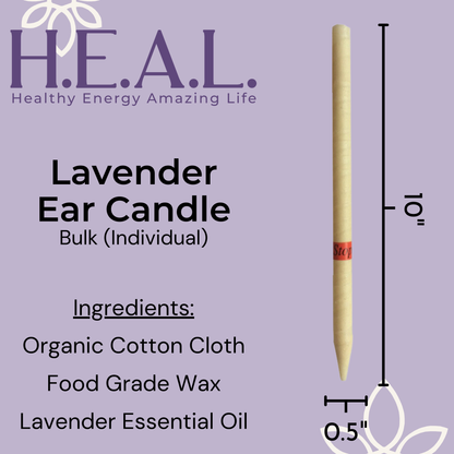 Lavender Ear Candles by Doc Harmony: 2-Pack