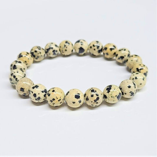 Dalmatian Jasper Beaded Bracelets 10mm