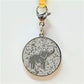 Elephant Charm Pendant Silver