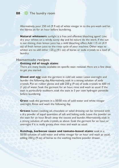 Self-Sufficiency:  Natural Household Cleaning -Make Your Own