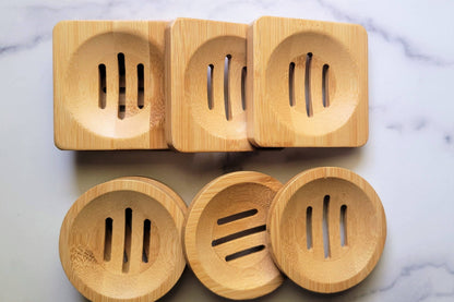 Bamboo Shower Steamer Tray - Easy Giftable Item : Square