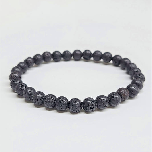 Lava Beaded Bracelets 6mm