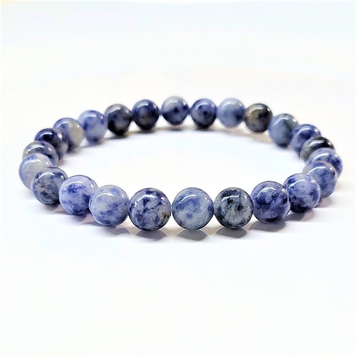 Sodalite Beaded Bracelet 8mm