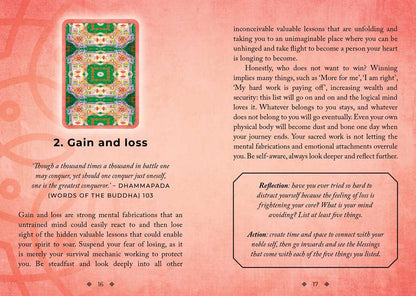 Buddha Dhamma Oracle by Sofan  Chan: Flashcards; 96 pages / English