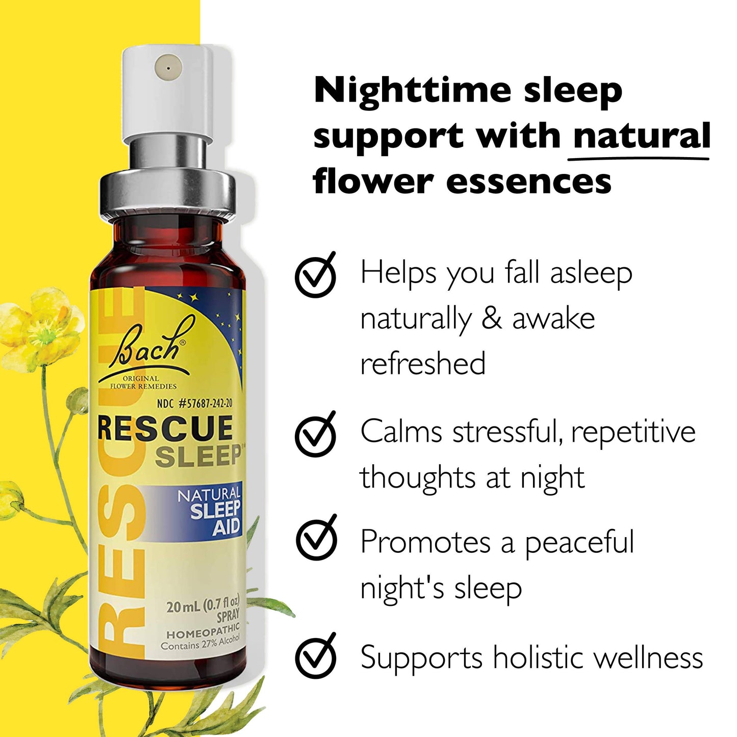 Bach Rescue Sleep Natural Sleep Aid Spray