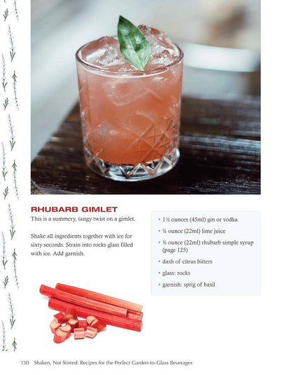 Growing Your Own:  Cocktails, Mocktails, Teas & Infusions