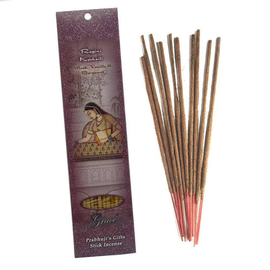 Incense Sticks Ragini Kachaili - Musk, Vanilla, Bergamot - Transcendence