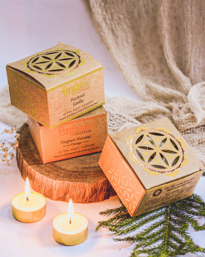 Patchouli Vanilla Tealight Candles