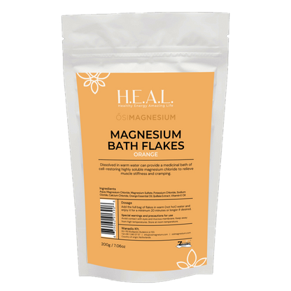 ŐSIMAGNESIUM Bath Flakes with Orange Essential Oil