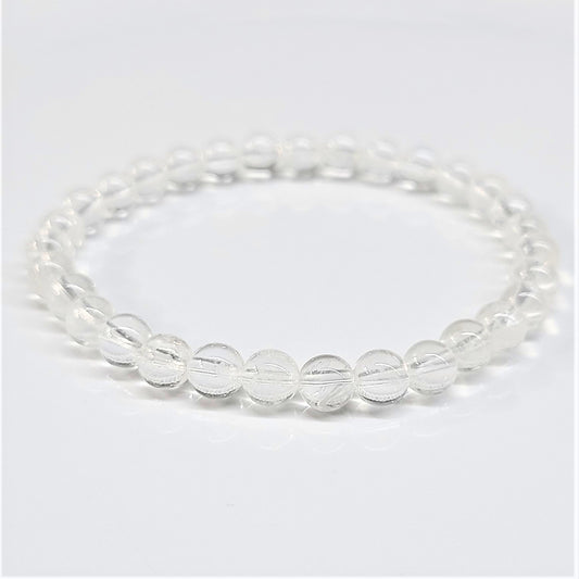 Quartz Beaded Bracelets 6mm