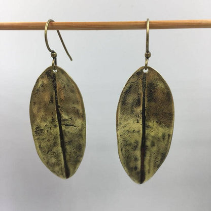 Sacred Leaf Earrings: Post