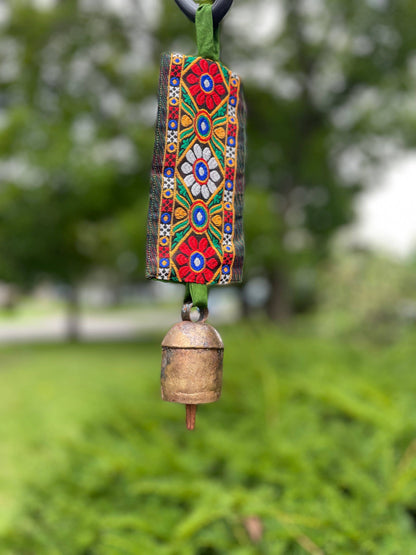 Bell with Embroidered Strap: Small
