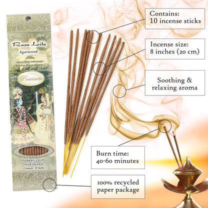 Incense Sticks Rasa Lila - Premium Incense - Agarwood