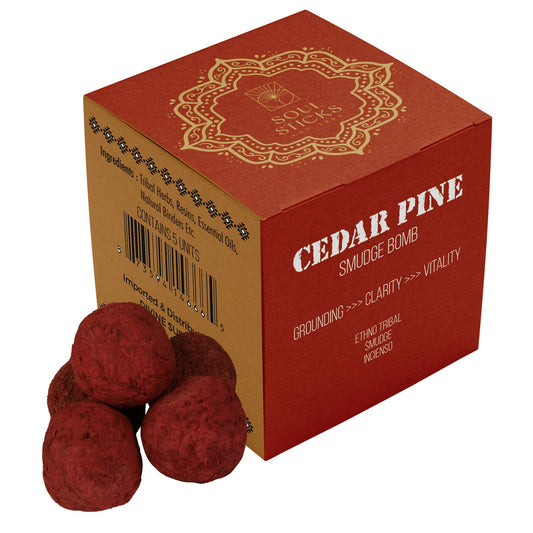 Cedar & Pine Smudge Bombs w/ Burner