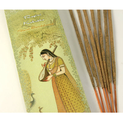 Incense Sticks Ragini Kakubha - Floral Sandalwood - Ecstasy