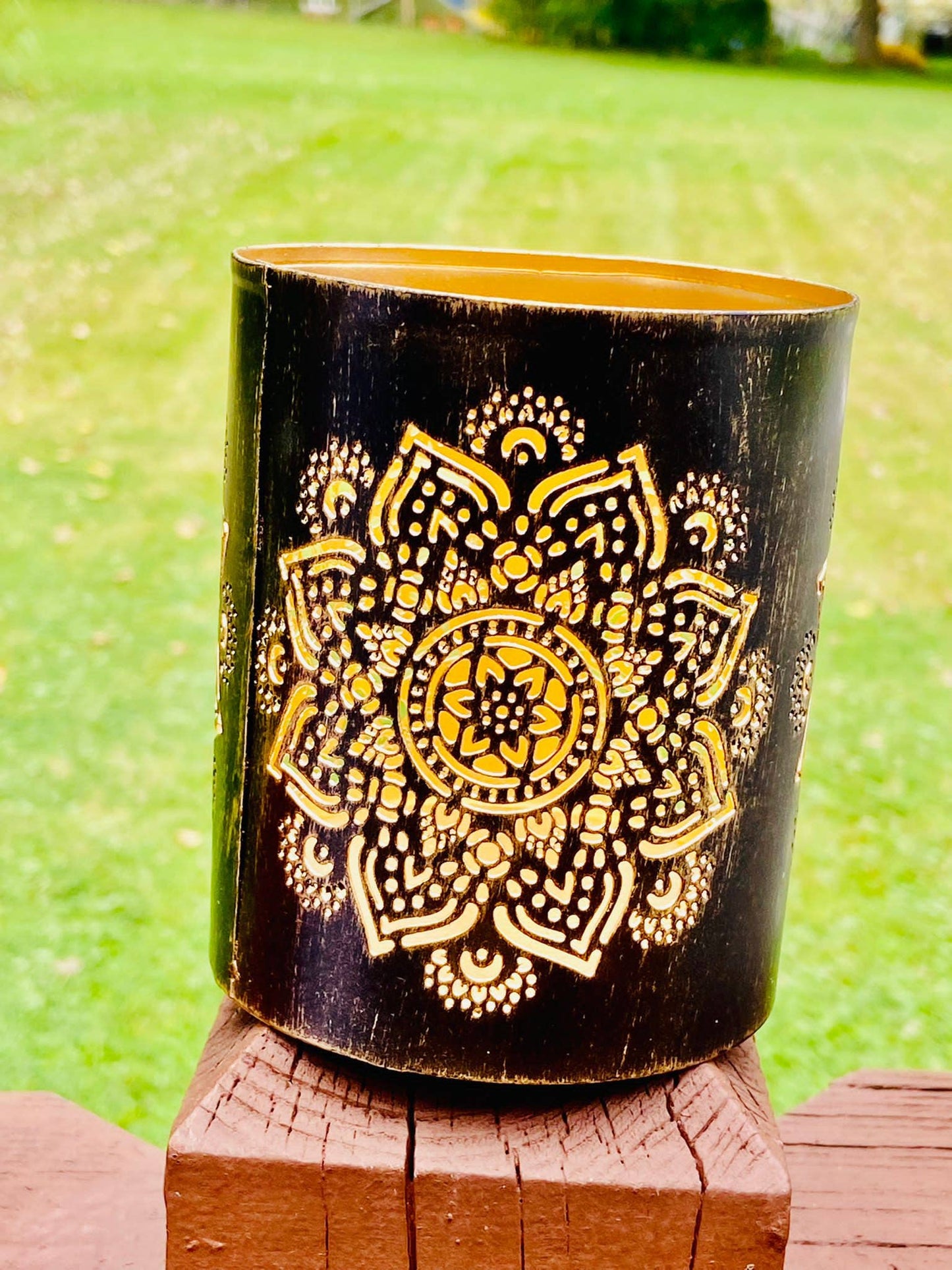 Mandala Candle Lantern