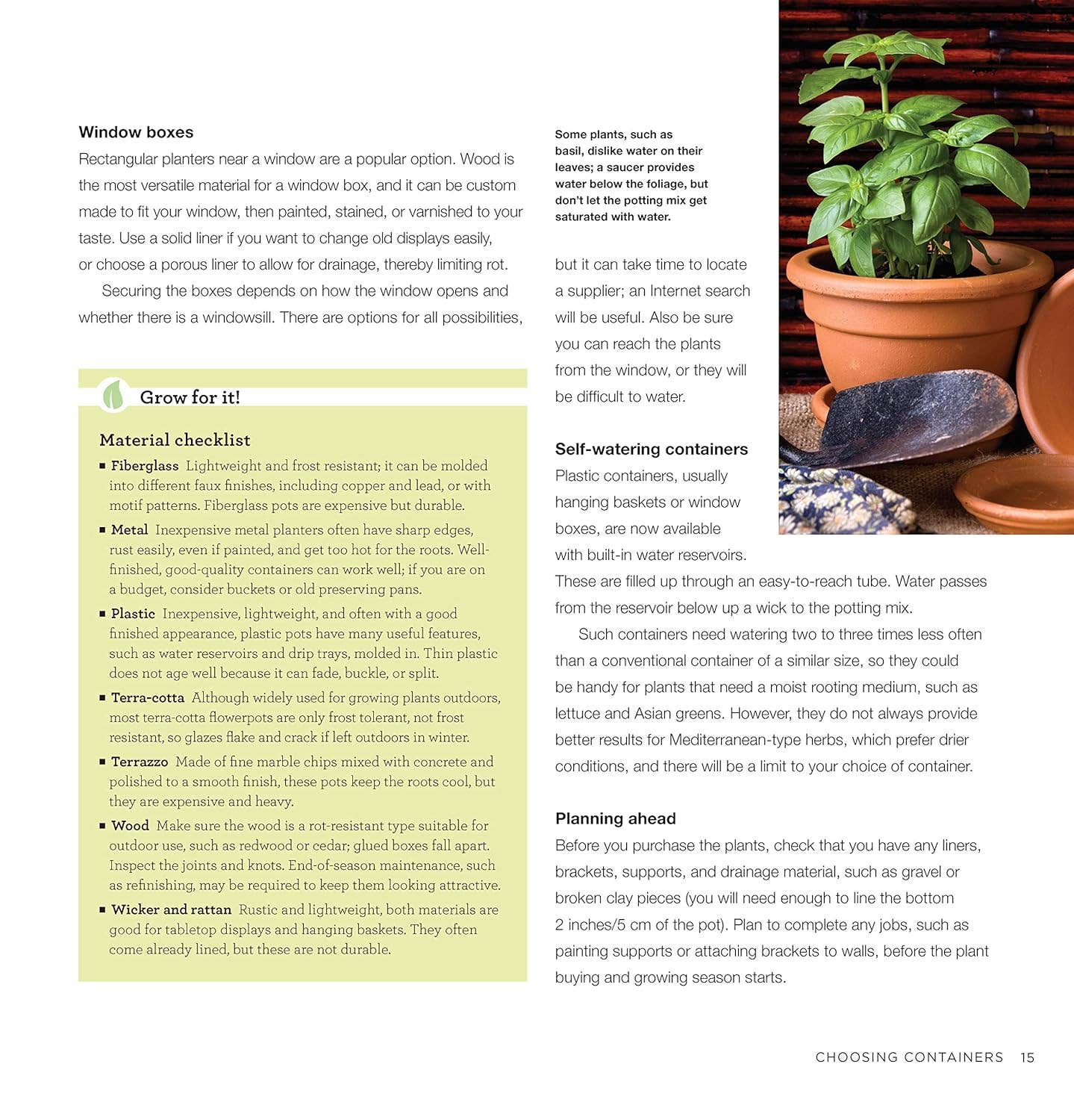 Container Vegetable Gardening - Growing Pots in Crops