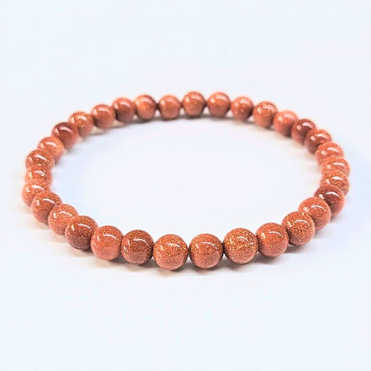 Goldstone Beaded Bracelets 6mm