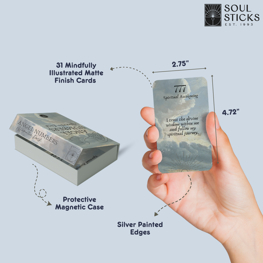 Angel Numbers Affirmations Card Deck