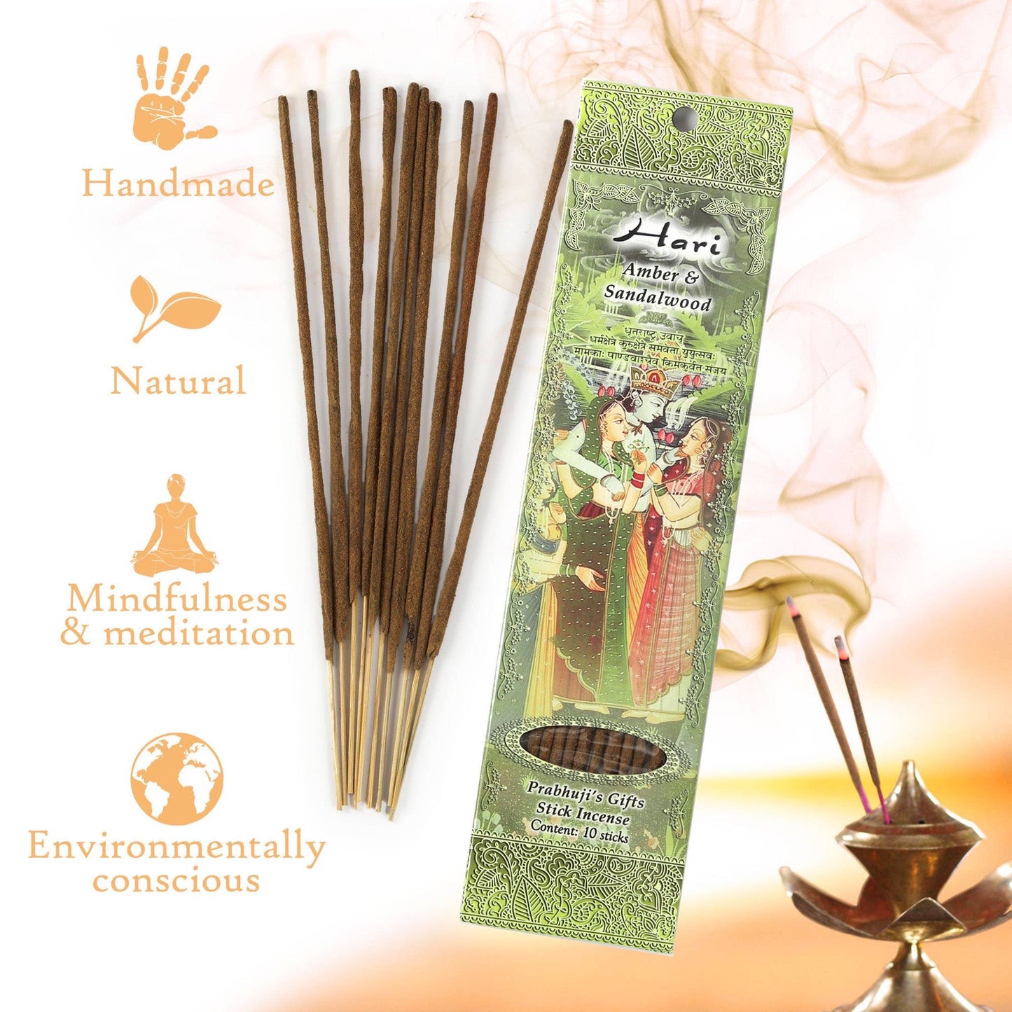 Incense Sticks Hari - Amber and Sandalwood