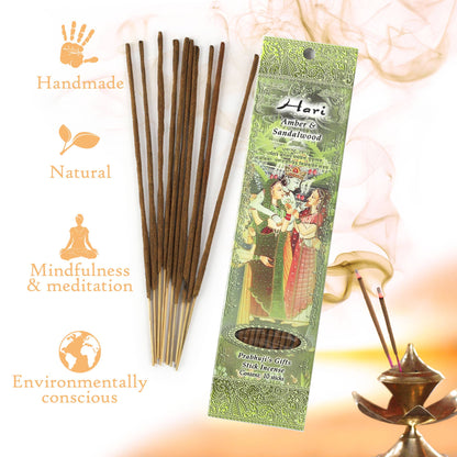 Incense Sticks Hari - Amber and Sandalwood
