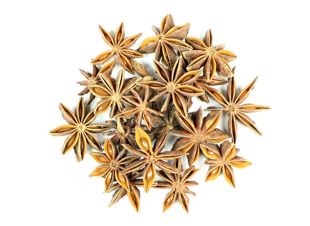 Organic Anise Star Pods Loose Bulk Herbs - Illicium Verum