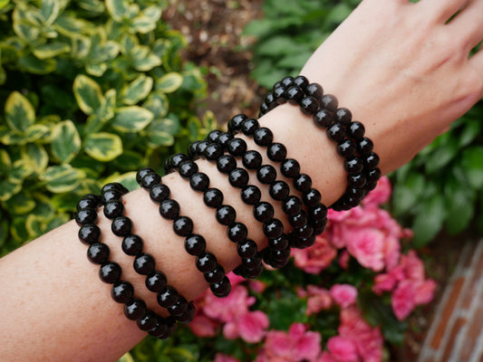 Black Onyx Beaded Bracelets 8mm